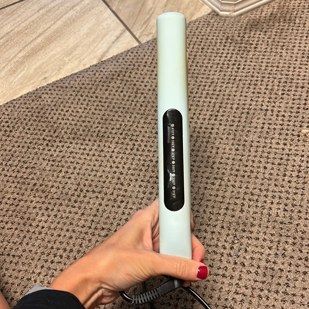 CHI flat iron. Sky blue. 1 inch. Accepting reasonable offers